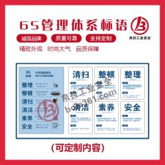 6S管理体系标语