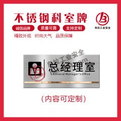不锈钢科室牌